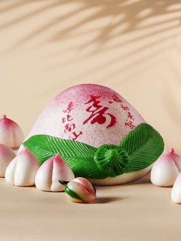 28 Pcs Mini Longevity Bun with Lotus Paste Gift Set