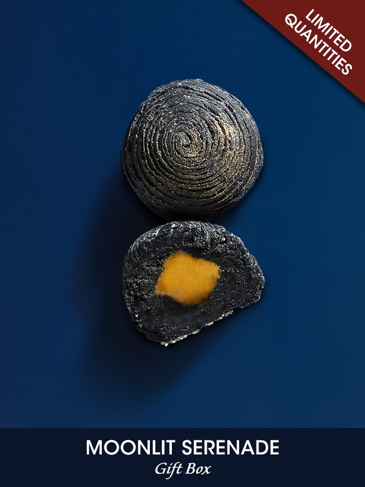 Teochew-Style Flaky Black Gold Lava Mooncake 6pcsbox