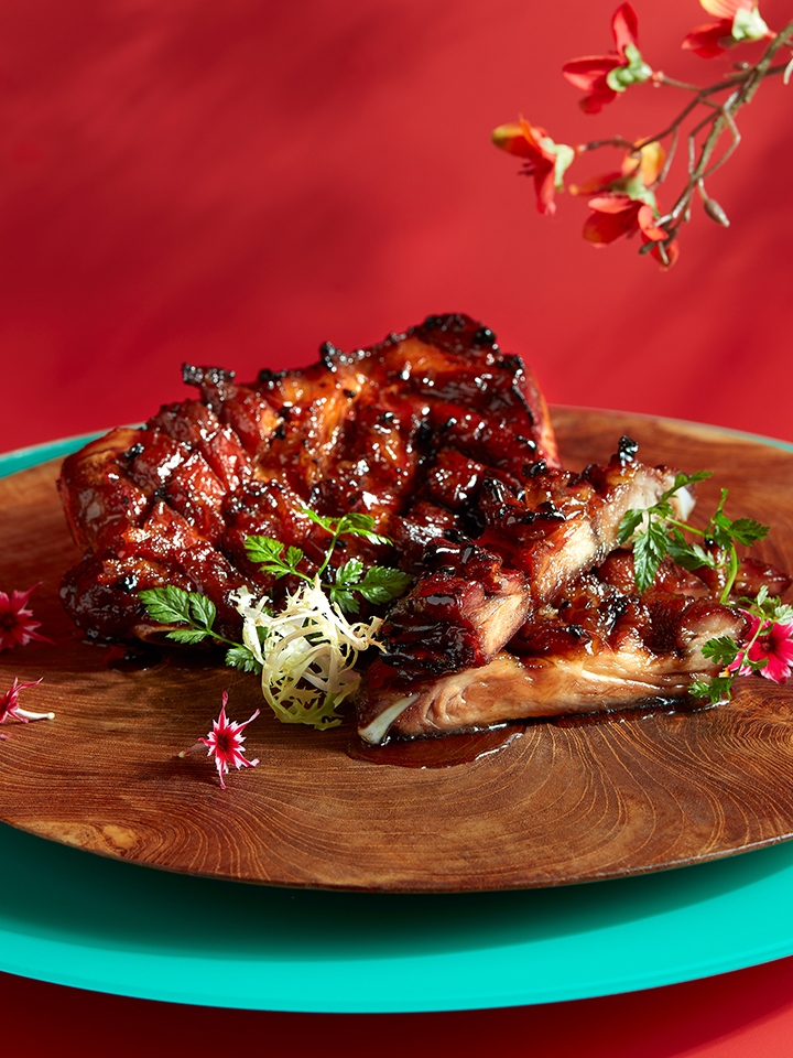 Honey-Glazed Roasted Spanish Pork Ribs