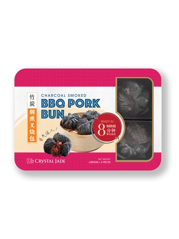 Charcoal Smoked BBQ Pork Bun  Frozen 6 pcs