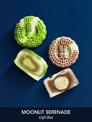 Autumn Duo Petite Snow Skin Mooncakes 4pcsbox